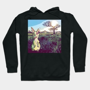 Killer zombie bunny of the apocalypse Hoodie